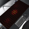 Large gaming Mouse Pad 90x40 Red Blue gradient design non-slip rubber sewn edge gaming desk mat keyboard gamers and office work (G14)