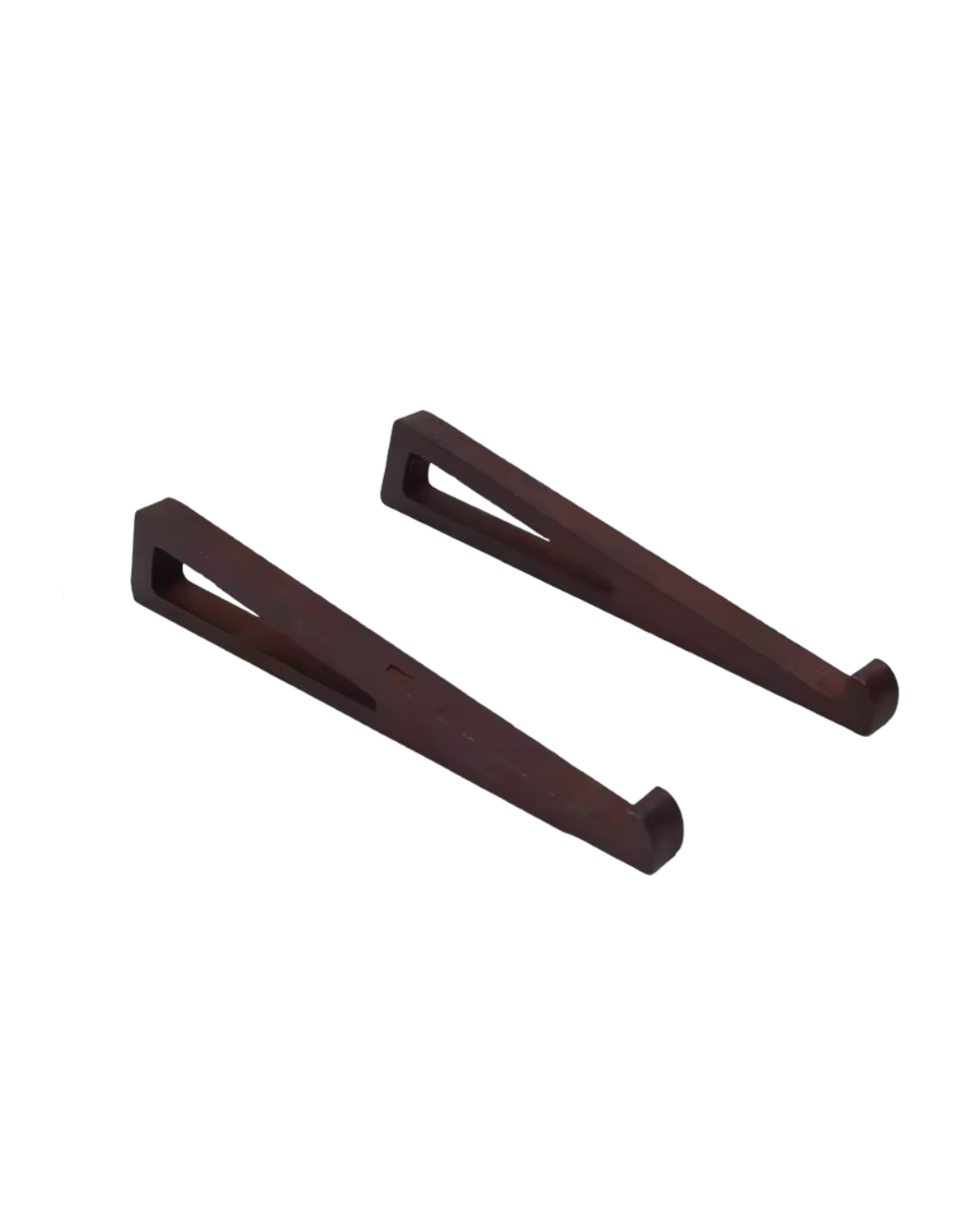 Universal Wooden Laptop Stand Cooling Pad Desktop Ergonomic Non-slip Tablet Holder Bracket for MacBook Pro Air Samsung Xiaomi (Nut-brown)