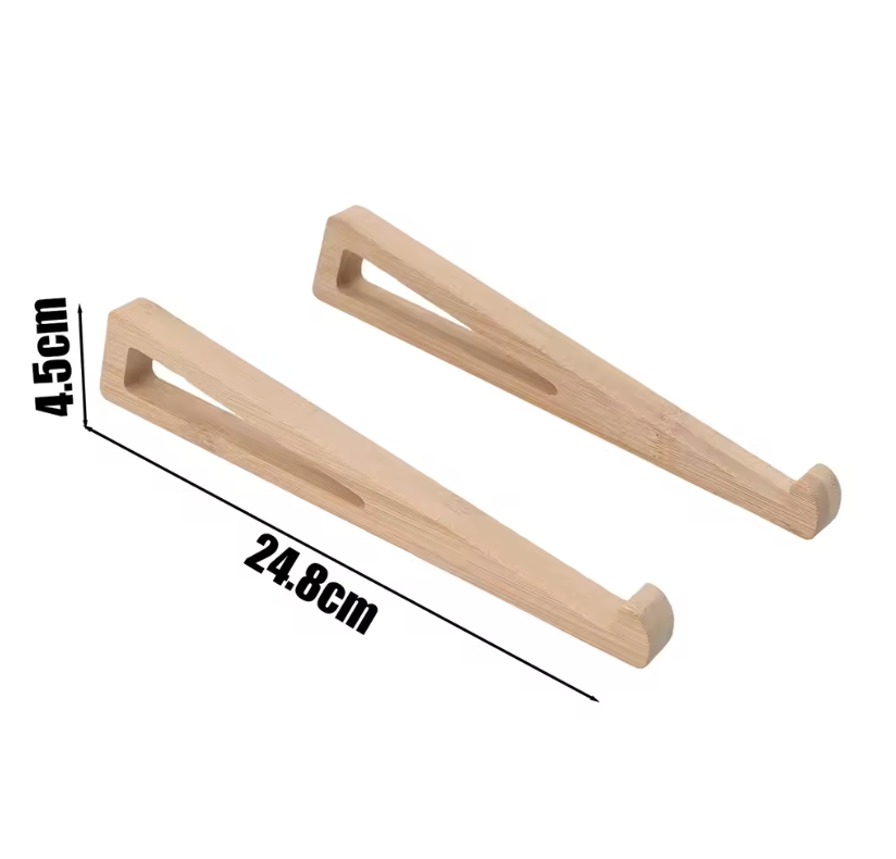 Universal Wooden Laptop Stand Cooling Pad Desktop Ergonomic Non-slip Tablet Holder Bracket for MacBook Pro Air Samsung Xiaomi (Burlywood)